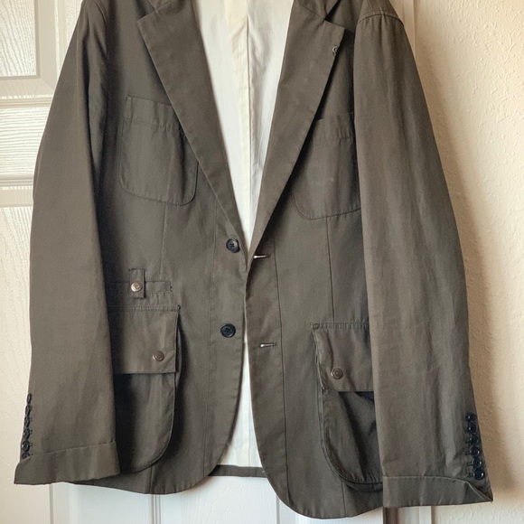 Navy Green Armani Exchange Blazer Size M / Men’s - Picture 8 of 12